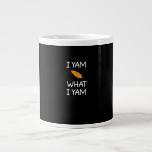 Taza De Café Gigante Sarcástico, Pun I Yam Lo Que Yam, Gracioso, Chiste