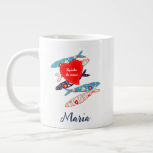 Taza De Café Gigante Sardinas de Portugal
