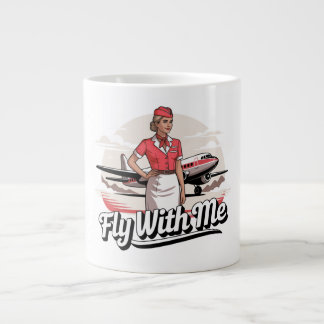 Taza De Café Gigante Scandinavian stewardess Specialty Mug