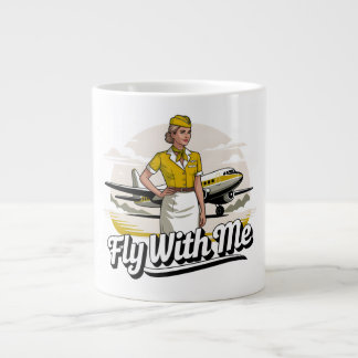 Taza De Café Gigante Scandinavian stewardess Specialty Mug