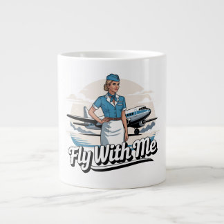 Taza De Café Gigante Scandinavian stewardess Specialty Mug