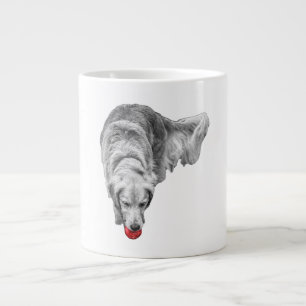 Taza De Café Gigante Scarlet Ember Gaze