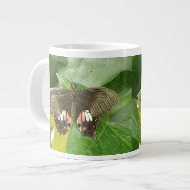 Taza De Café Gigante Scarlet Swallowtail Butfly Mug (Izquierda)