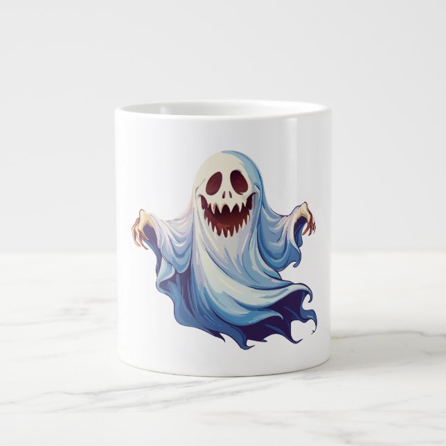 Taza De Café Gigante Scary ghost (Frente)