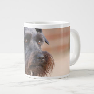 Taza De Café Gigante Schnauzer en miniatura negra