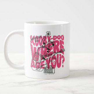 Taza De Café Gigante Scooby-Doo ¿Dónde Estás El Punk Guitar Riff