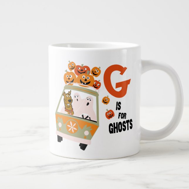 Taza De Café Gigante Scooby-Doo | G es para Ghosts (Derecha)
