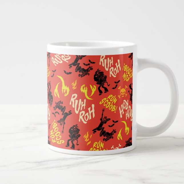 Taza De Café Gigante Scooby-Doo | Ruh Roh Run Scoob! Estampado (Derecha)