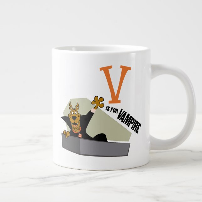Taza De Café Gigante Scooby-Doo | V es para Vampiro (Derecha)