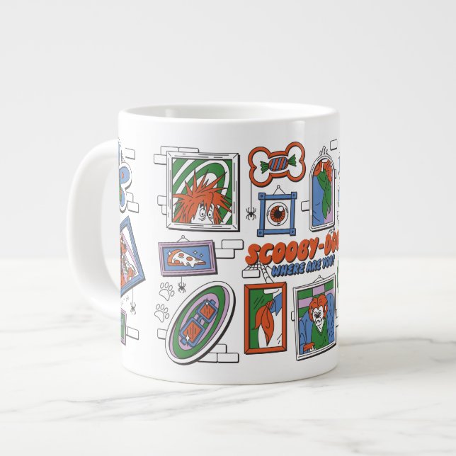 Taza De Café Gigante Scooby-Doo Wall of Halloween Picture Frames (Izquierda)