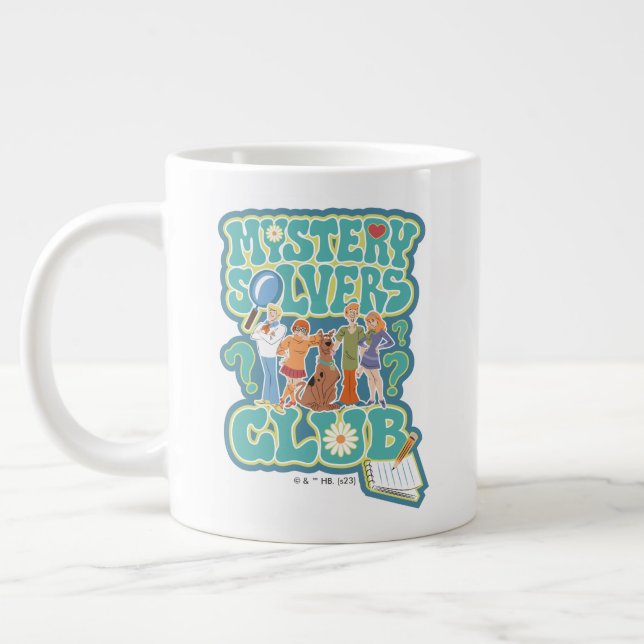 Taza De Café Gigante Scooby-Doo y la pandilla "Mystery Solvers Club" (Izquierda)