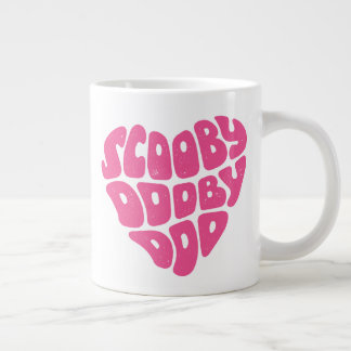 Taza De Café Gigante Scooby Dooby Doo Heart