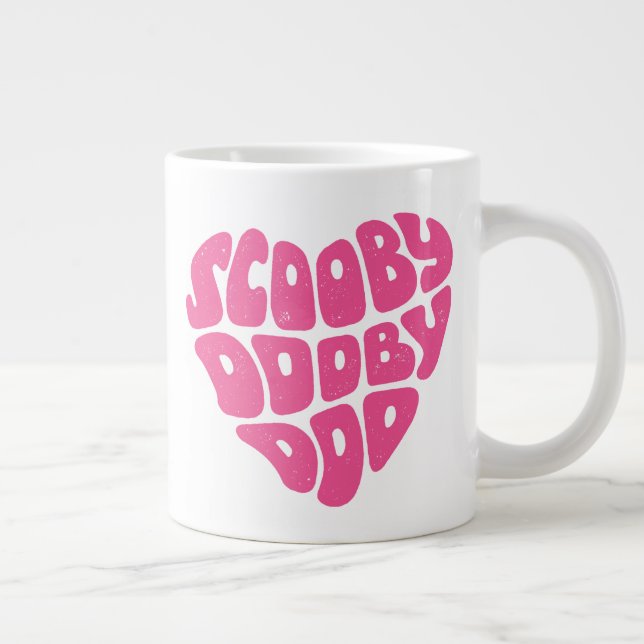 Taza De Café Gigante Scooby Dooby Doo Heart (Derecha)