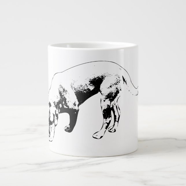 Taza De Café Gigante Scout otoñal en tinta (Frente)