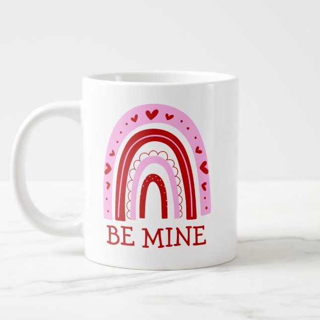 Taza De Café Gigante Sé Mía Arcoíris (Izquierda)