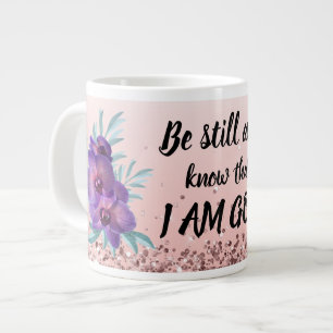 Taza De Café Gigante Sé Que Soy Dios Especie Floral Mug