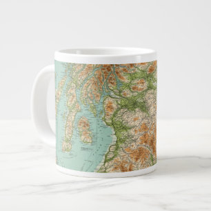 Taza De Café Gigante Sección del sur de Escocia