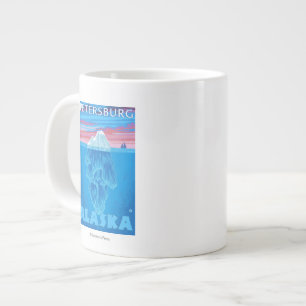 Taza De Café Gigante Sección representativa del iceberg - Petersburgo,