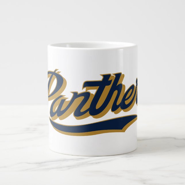 Taza De Café Gigante Secuencia de comandos de Panthers FIU (Frente)