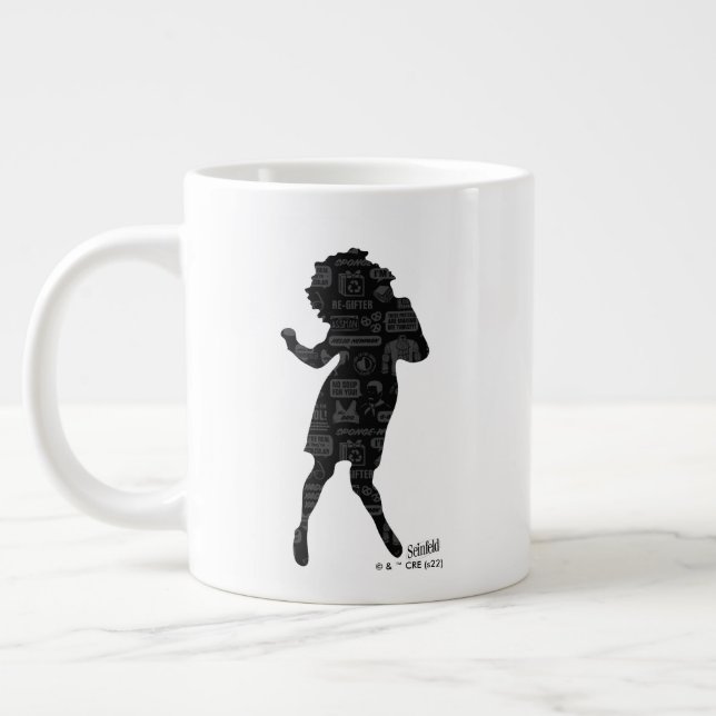 Taza De Café Gigante Seinfeld | Elaine Dance Silhouette (Izquierda)