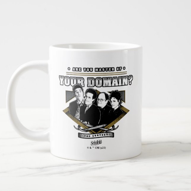 Taza De Café Gigante Seinfeld | ¿Eres dueño de tu dominio? (Izquierda)