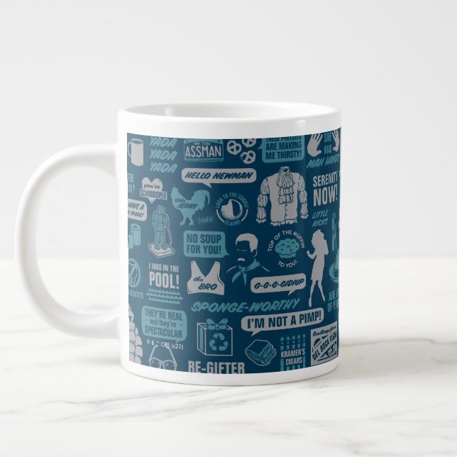 Taza De Café Gigante Seinfeld | Modelo de memes (Izquierda)