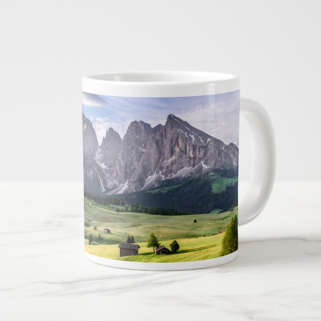 Taza De Café Gigante Seiser Alm | Alpes Dolomitas, Italia (Derecha)