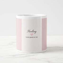 Taza De Café Gigante Self Love Quote Healing Looks Good On Me Minimal D