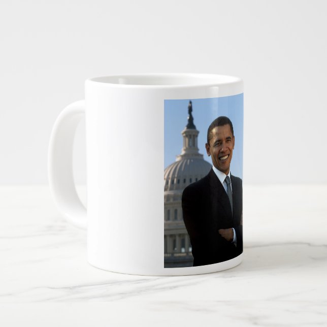 Taza De Café Gigante Senador de Estados Unidos, 44º presidente norteame (Izquierda)