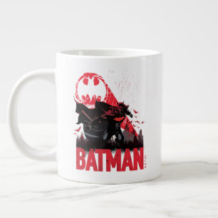 Taza De Café Gigante Señal de Murciélago Carmesí de Batman