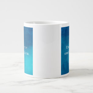 Taza De Café Gigante Séneca: Enfócate hacia adelante, no tropieces con