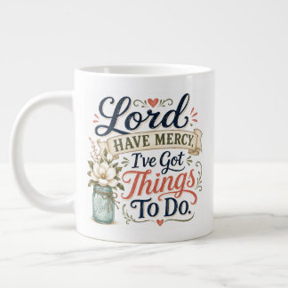 Taza De Café Gigante Señor ten piedad,