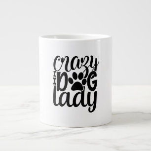 Taza De Café Gigante Señora Perro Loco