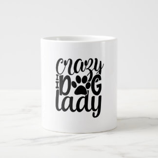 Taza De Café Gigante Señora Perro Loco
