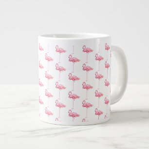 Taza De Café Gigante Serie Flamingo Tierno Diseño 1