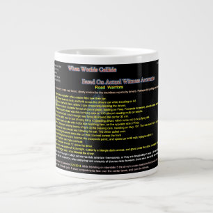 Taza De Café Gigante Serie OVNI: Guerreros Alien Road