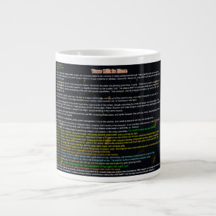 Taza De Café Gigante Serie OVNI: Tuberías Alien