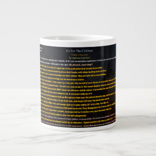 Taza De Café Gigante Serie OVNI: Vigilancia del secuestro de extranjero