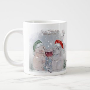 Taza De Café Gigante Serie Pipa & Marlow Estampado Boganhues