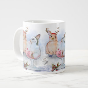 Taza De Café Gigante "Serie Pipa & Marlow" impresión de Boganhues