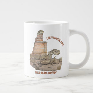 Taza De Café Gigante Serpiente de cascabel de Lighthouse Rock