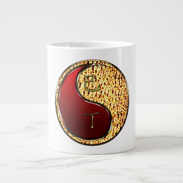 Taza De Café Gigante Serpiente de Fuego (Frente)
