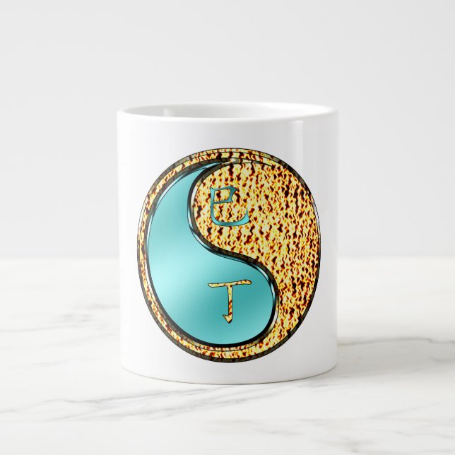 Taza De Café Gigante Serpiente de Fuego (Frente)