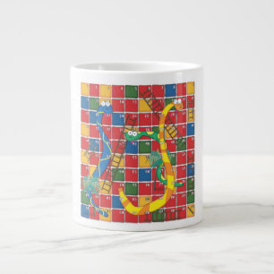 Taza De Café Gigante Serpientes y Escaleras