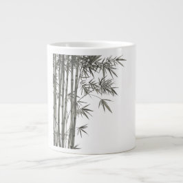 Taza De Café Gigante Shade-Grown Bamboo Cane Japandi Texture