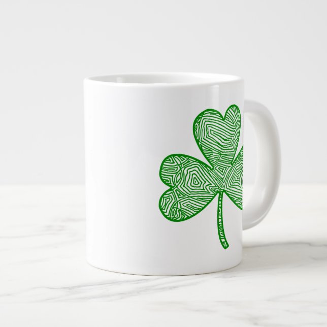 Taza De Café Gigante Shamrock (Derecha)