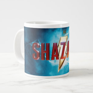 Taza De Café Gigante ¡SHAZAM!   Logotipo teatral