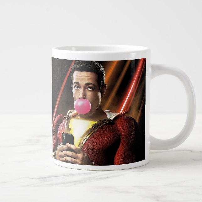 Taza De Café Gigante ¡SHAZAM! | Shazam Bearing Bubble Gum (Derecha)
