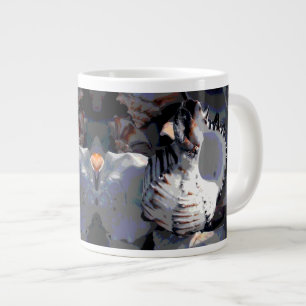 Taza De Café Gigante Shell de mar a rayas