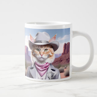 Taza De Café Gigante Sheriff Cat